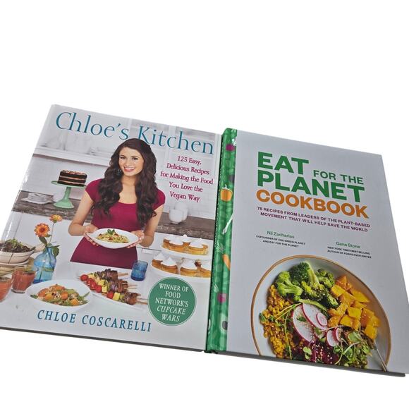 Vegan Cookbook Bundle: Chloe's Kitchen & Eat for the Planet - Picture 1 of 9